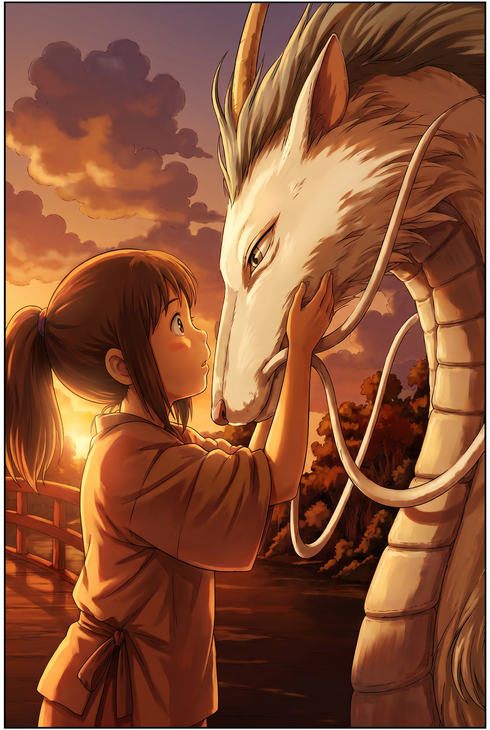 Розмальовки аніме «Віднесені привидами» (Spirited Away)